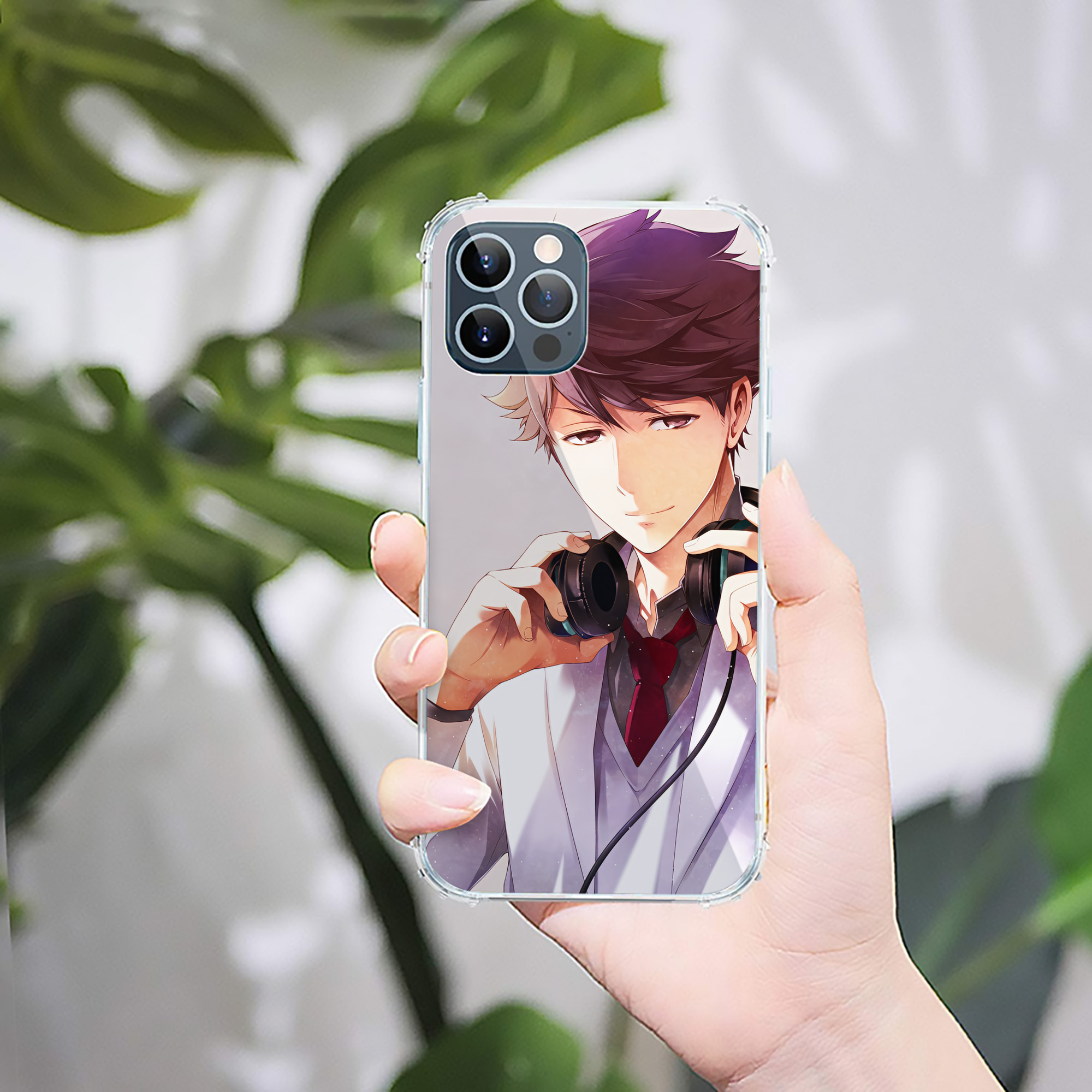 （画像用） ハイキュー!! Haikyu!! 【iPhone 12シリーズ対応】透明スマホケース（クリアソフトケース）